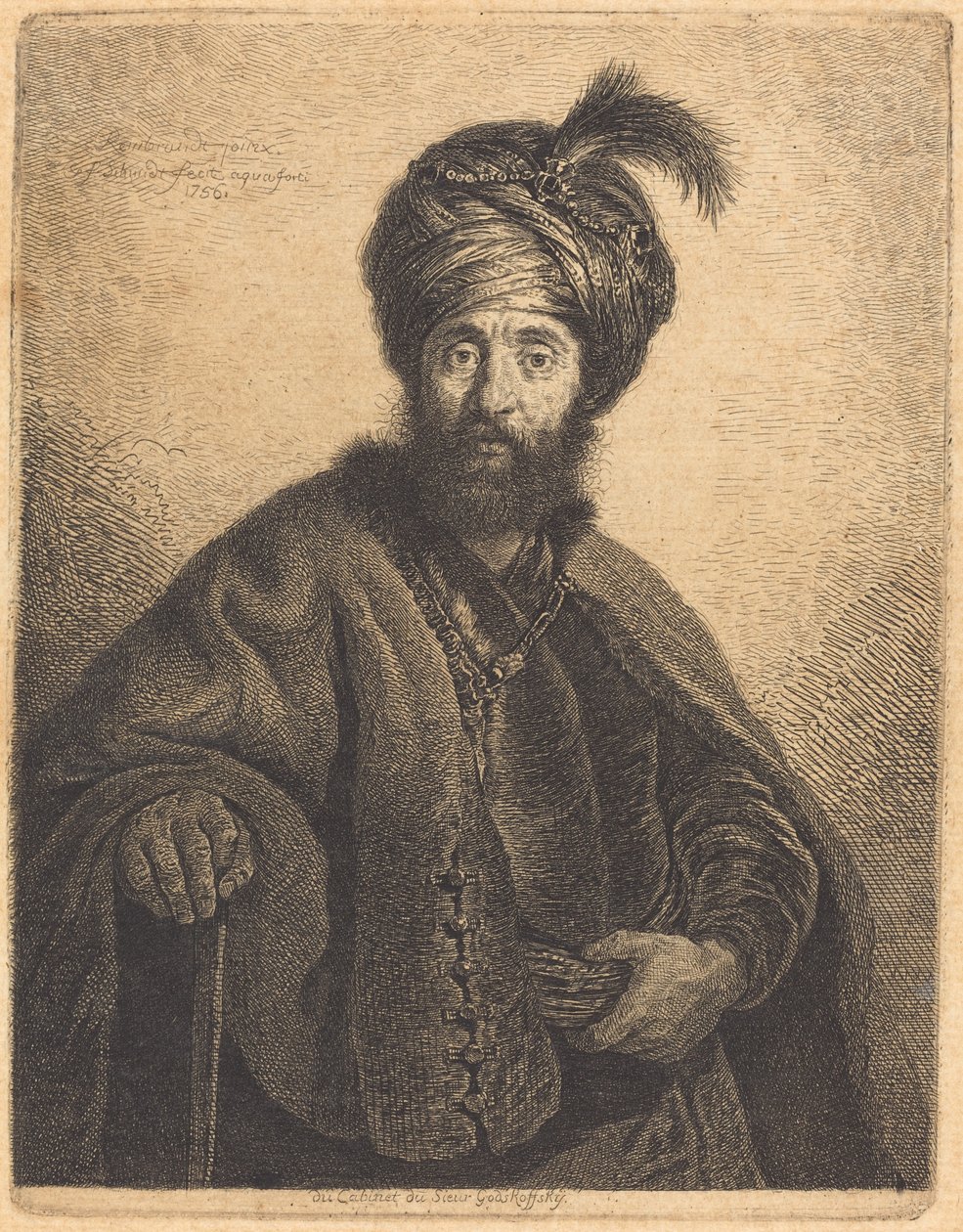 Farsça by Georg Friedrich Schmidt after Rembrandt van Rijn