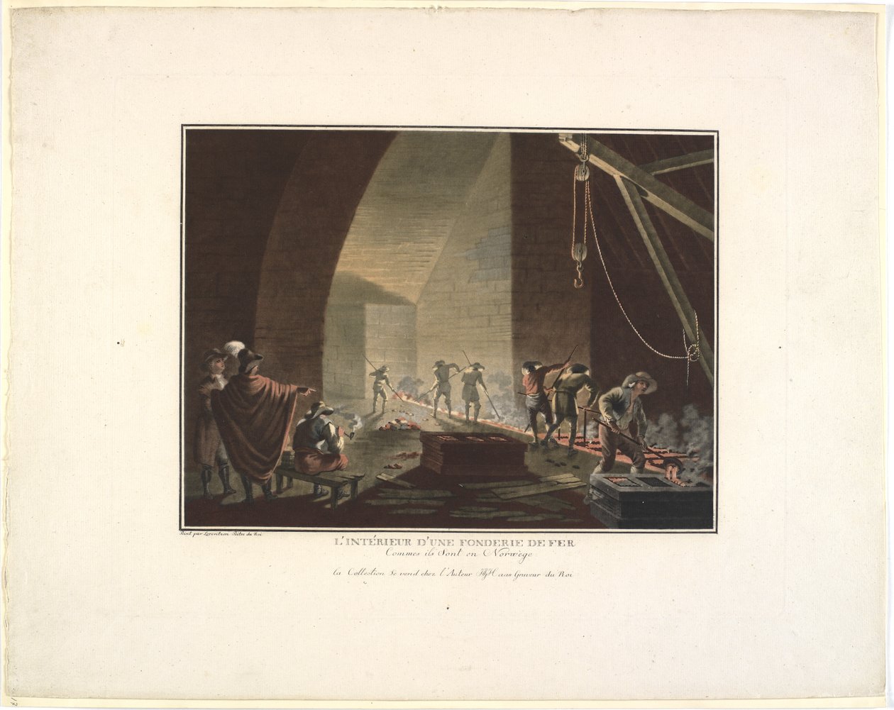 Bir demir dökümhanesinin içi by Georg Haas
