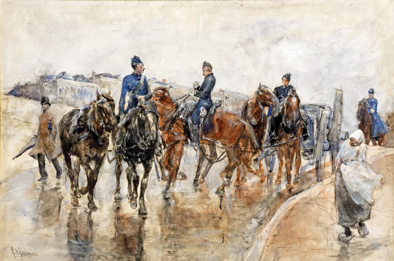 Manevralardan dönüş by Georg Hendrik Breitner