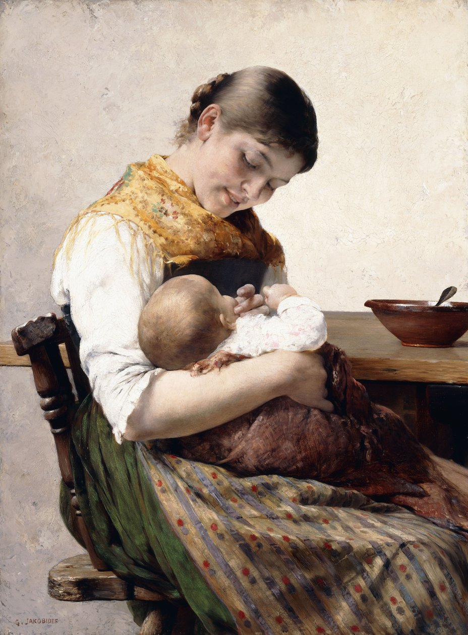 Anne ve Çocuk by Georg Jacobides