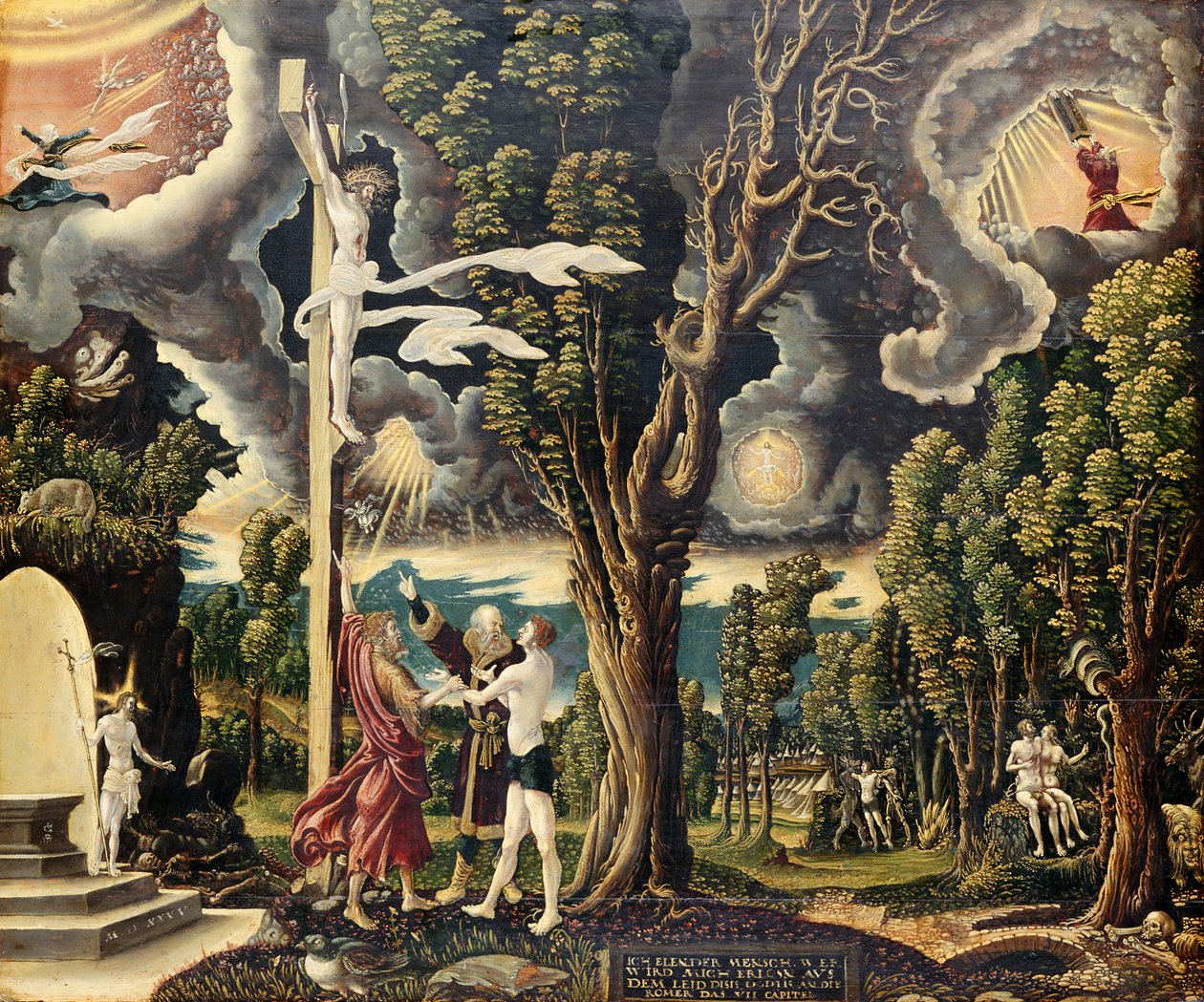 Düşüş ve Kefaret, 1535 by Georg Lemberger