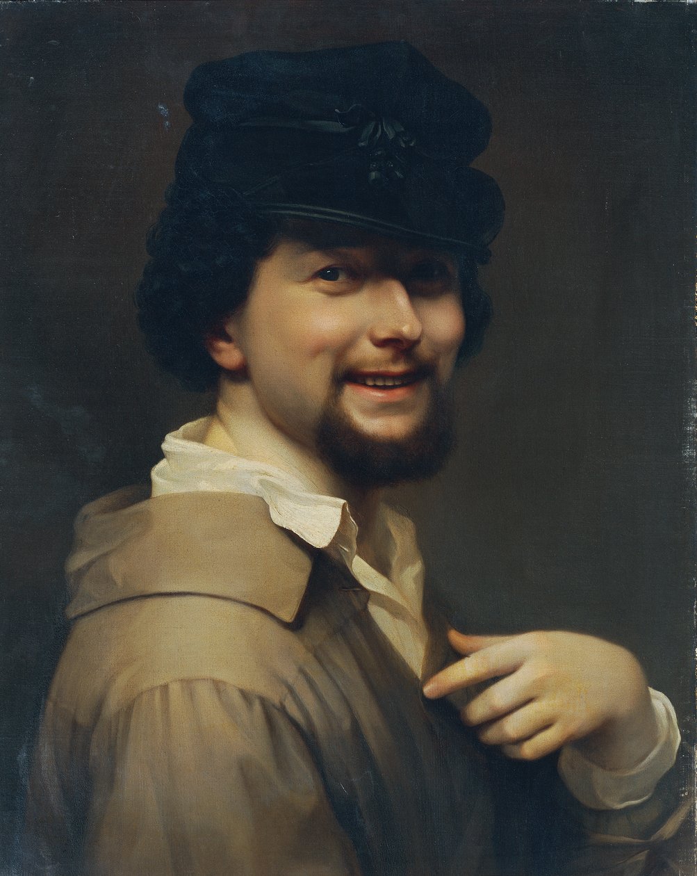 kendi kendine portre by Georg Martin Ignaz Raab