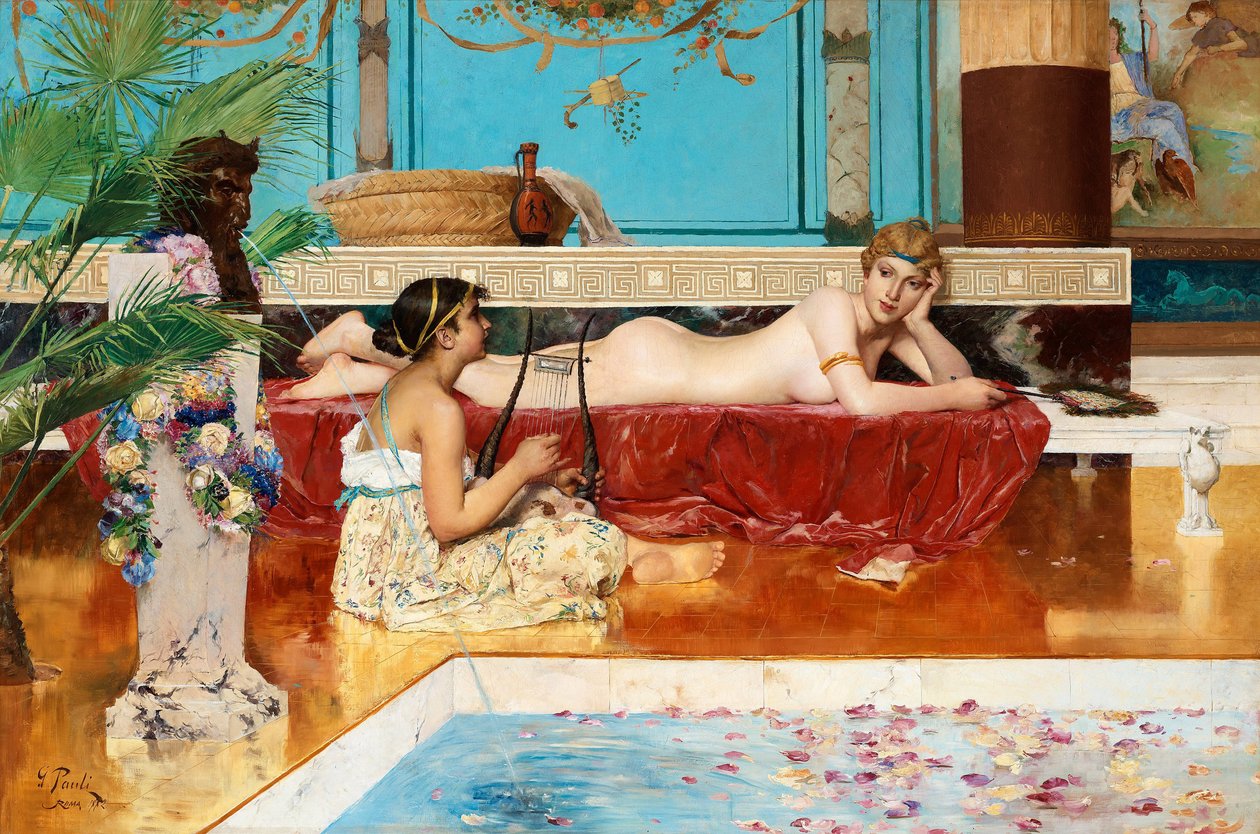 Roma Hamamları, 1882 by Georg Pauli