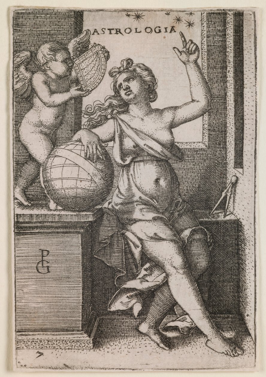 Astroloji, “Liberal Sanatlar” dizisinden by Georg Pencz
