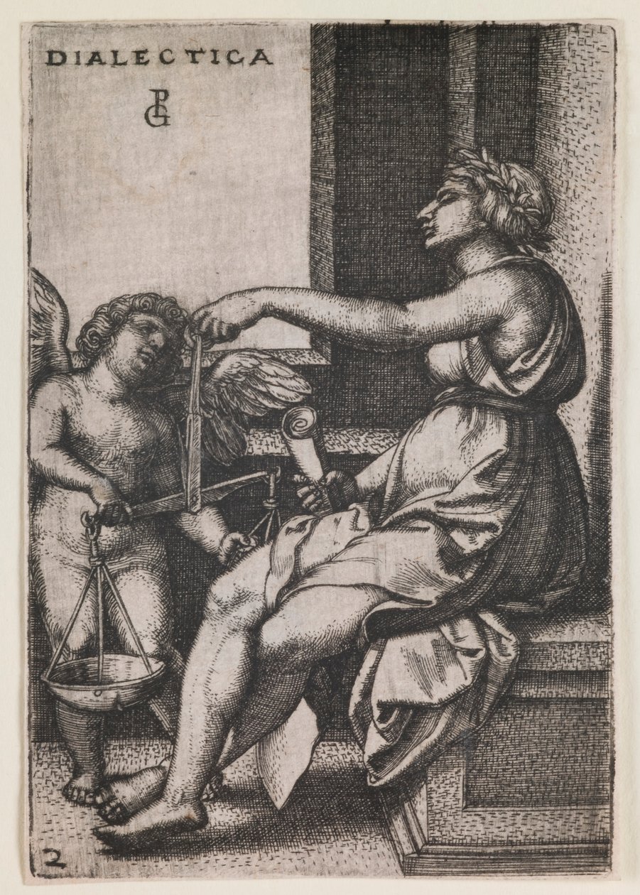 Dialectica, “Liberal Sanatlar” dizisinden by Georg Pencz