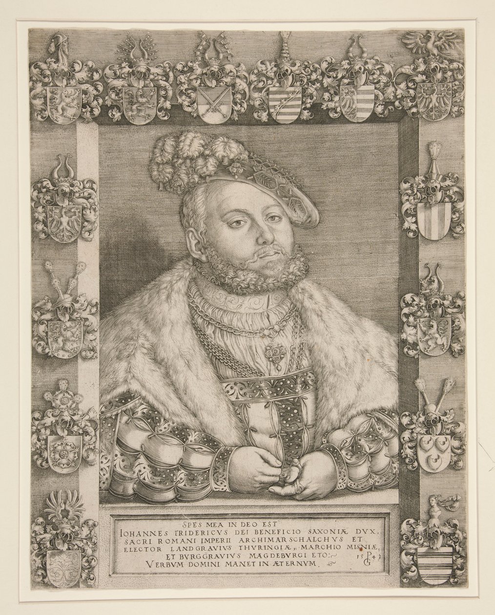Bilge Frederick, Saksonya Seçmeni by Georg Pencz