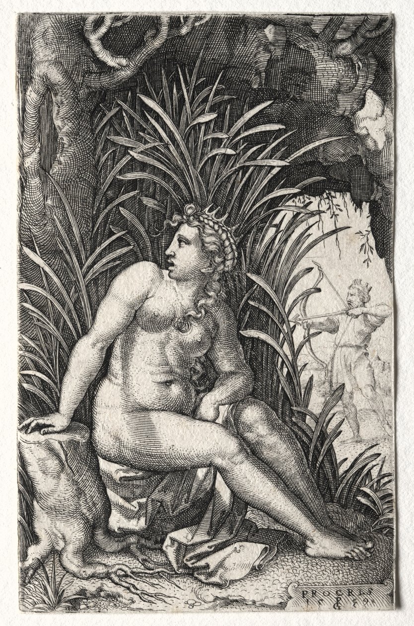 Procris, 1539. by Georg Pencz