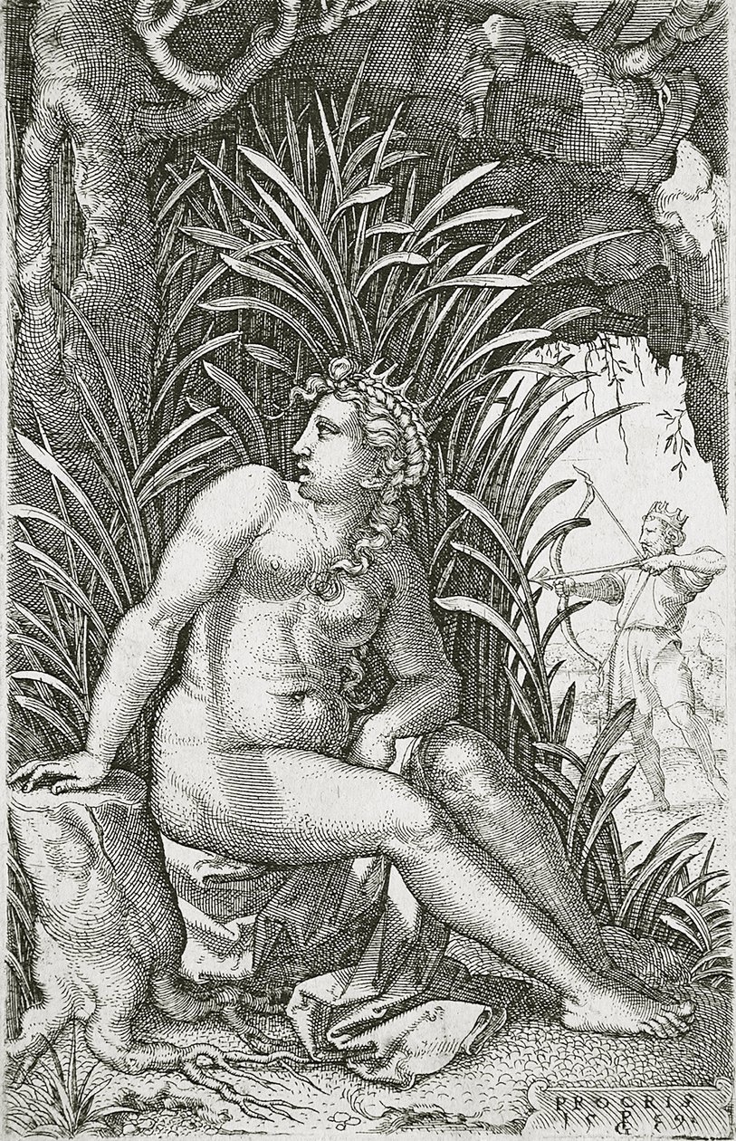 Procris, Cephalus Tarafından Öldürüldü by Georg Pencz