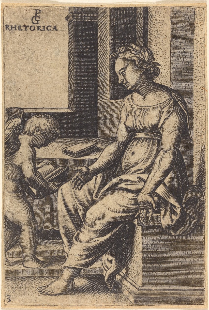 retorik by Georg Pencz