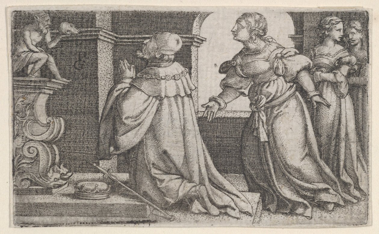 Süleyman İbadet Putları. by Georg Pencz