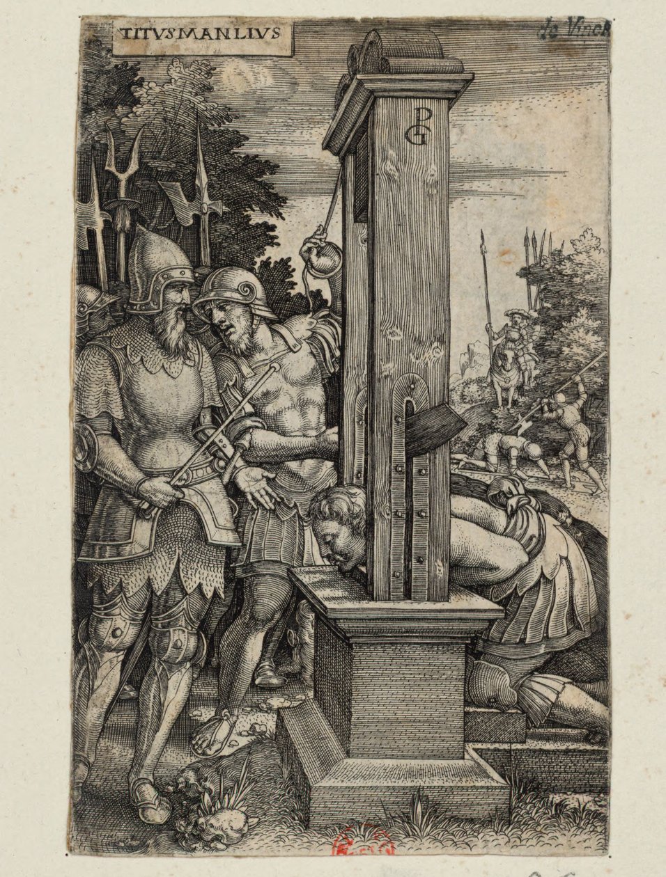 Titus Manlius, c.1535 by Georg Pencz