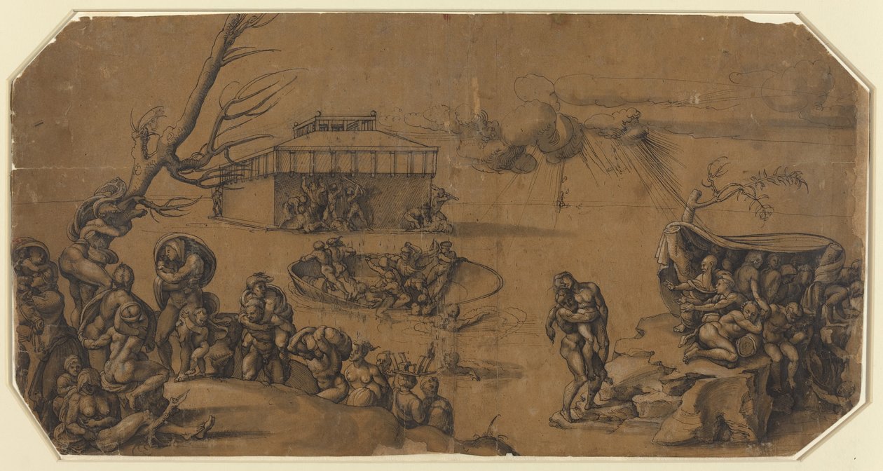 Tufan by Georg Pencz after Michelangelo