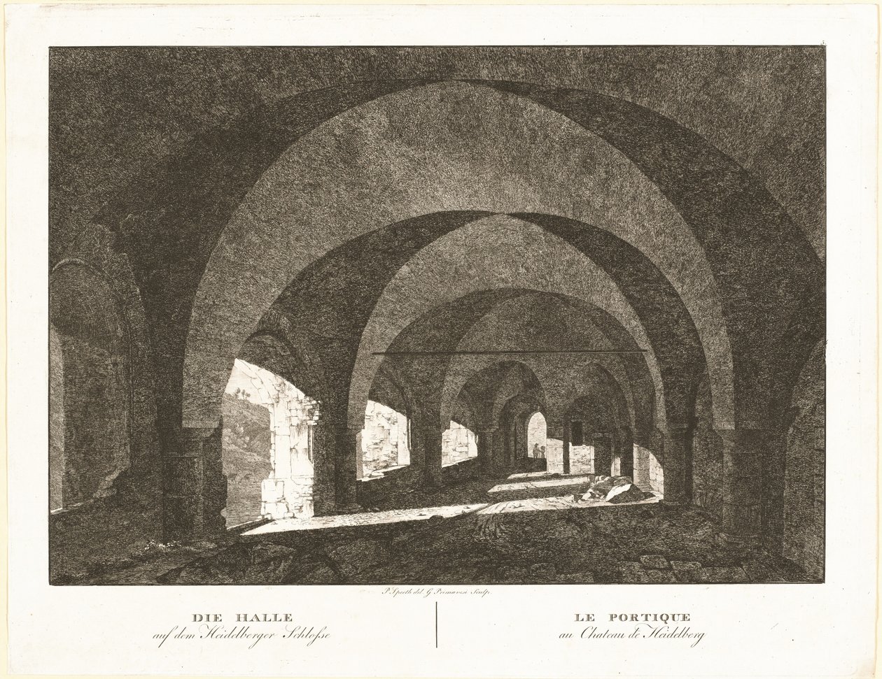 Heidelberg Kalesi Salonu by Georg Primavesi, after Peter Speeth