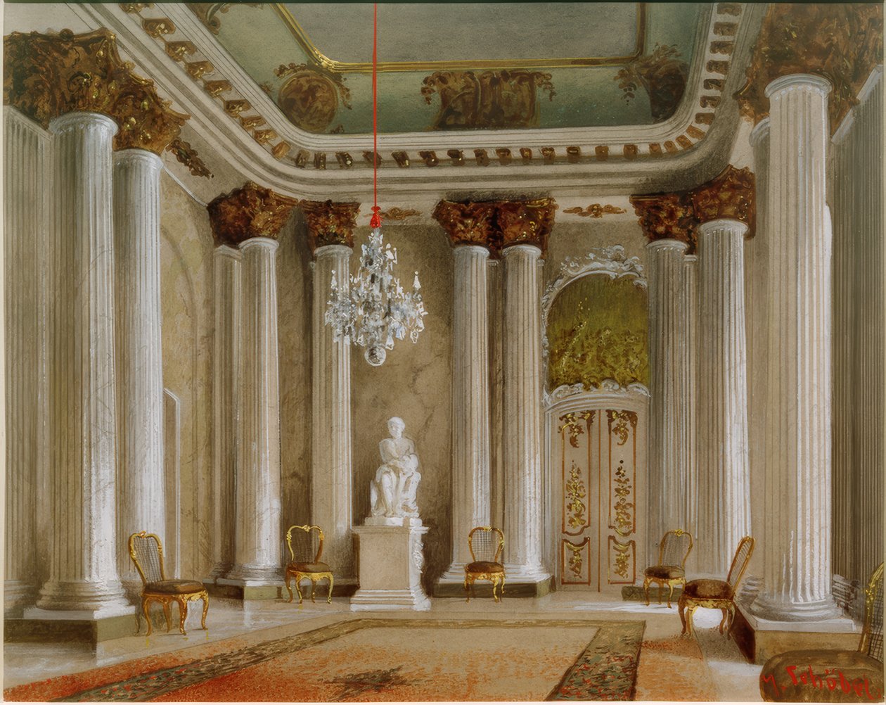 Sanssouci Sarayı antre by Georg Schöbel