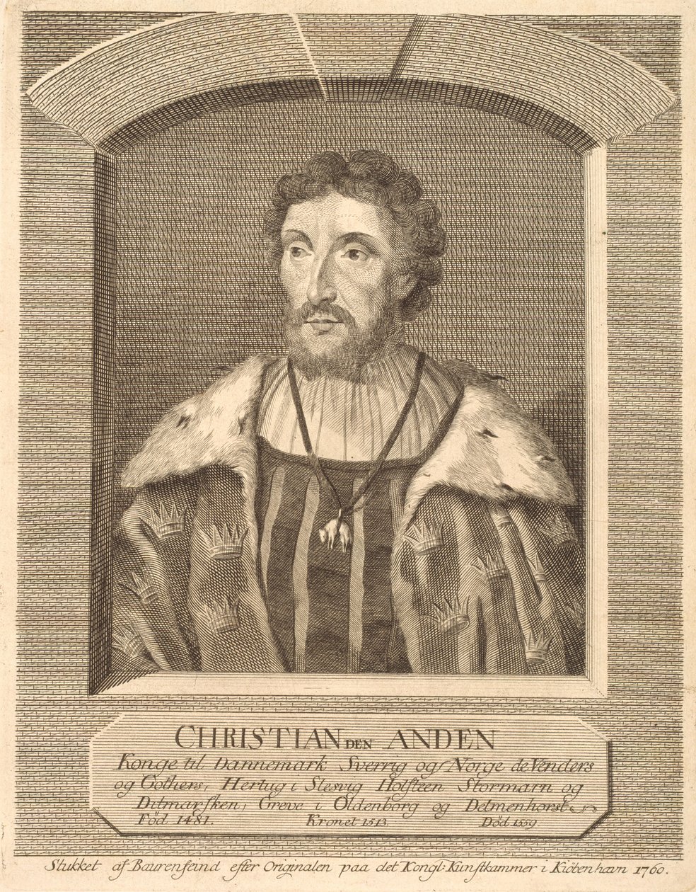 Hıristiyan II by Georg Vilhelm Baurenfeind