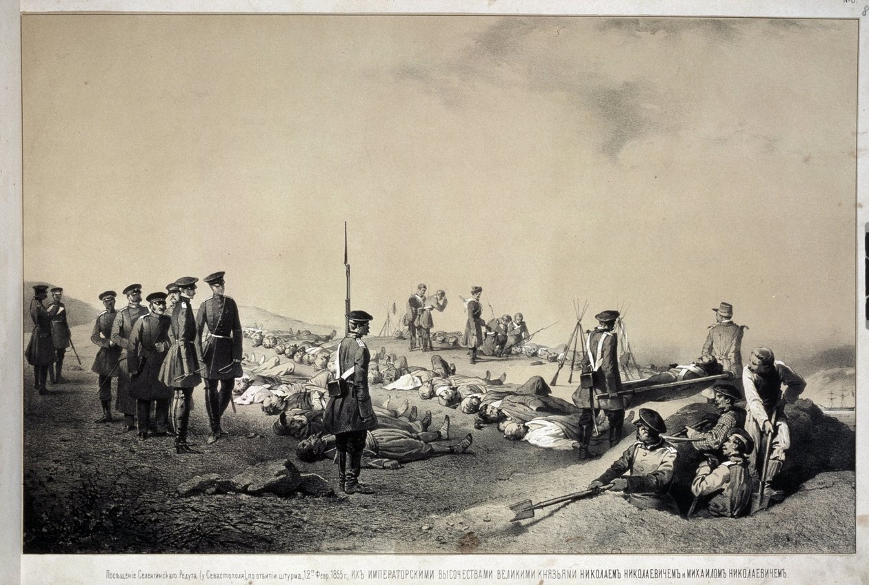 Büyük Dük Nikolai Nikolaievich ve Michael Nicolaevich, 12 Şubat 1855