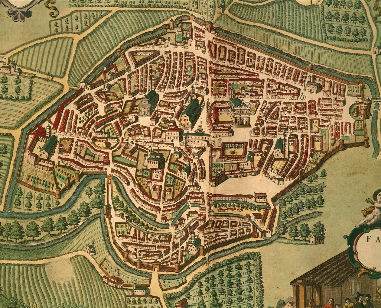 Dünyanın Şehirlerinden Fabriano, Georg Braun by Georg Braun and Hogenberg Franz