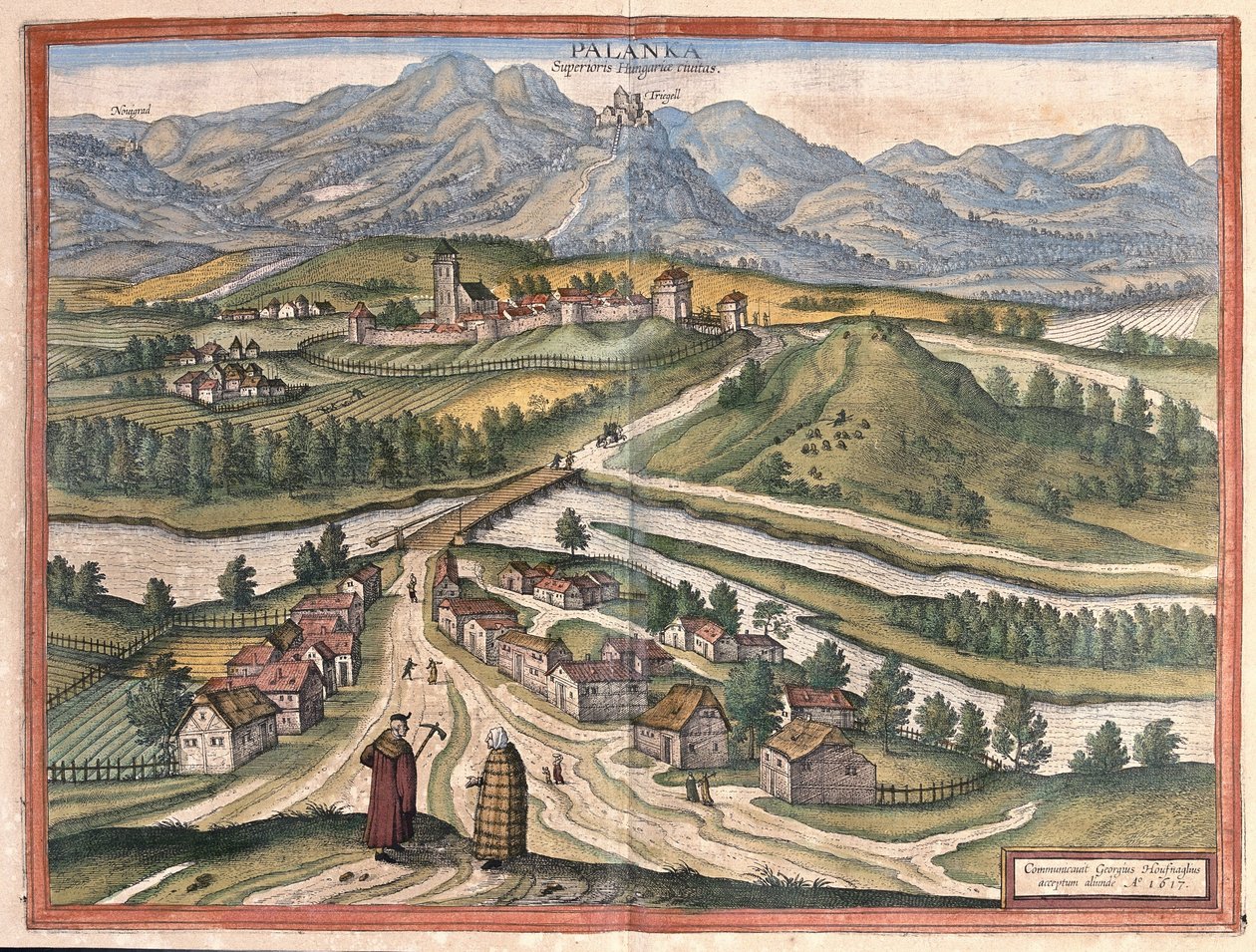 Dregelypalank, Macaristan (gravür by Georg Braun and Hogenberg Franz