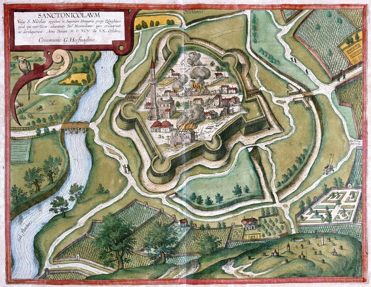 Torokszentmiklos, Macaristan (gravür by Georg Braun and Hogenberg Franz