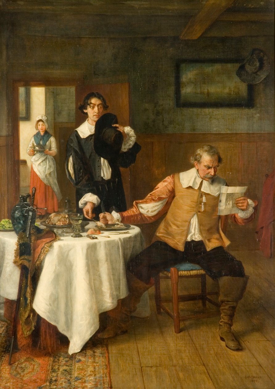 Aç haberci, 1890 by George Adolphus Storey