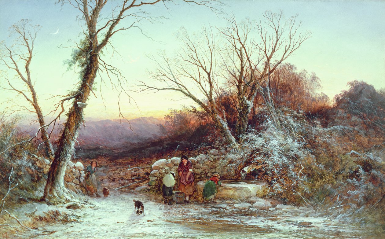 Yol Kenarı Baharı: Kış Akşamı by George Alfred Williams