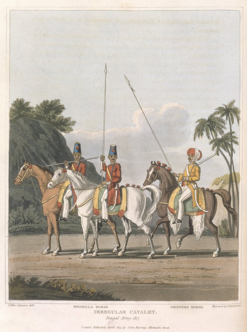 Düzensiz Süvari, Bengal Ordusu 1817, 