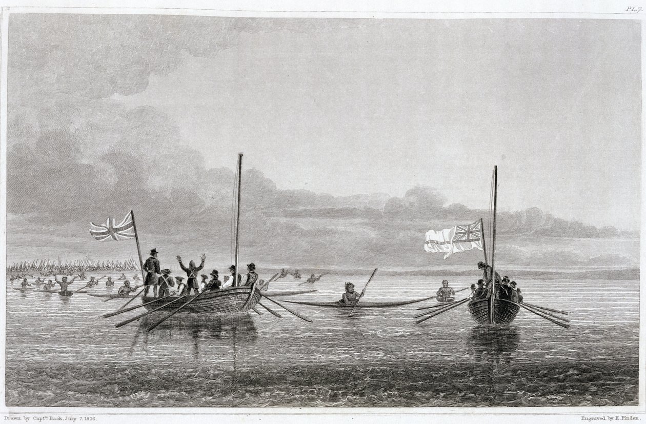 Sir John Franklin (1786-1847) tarafından kazınmış 