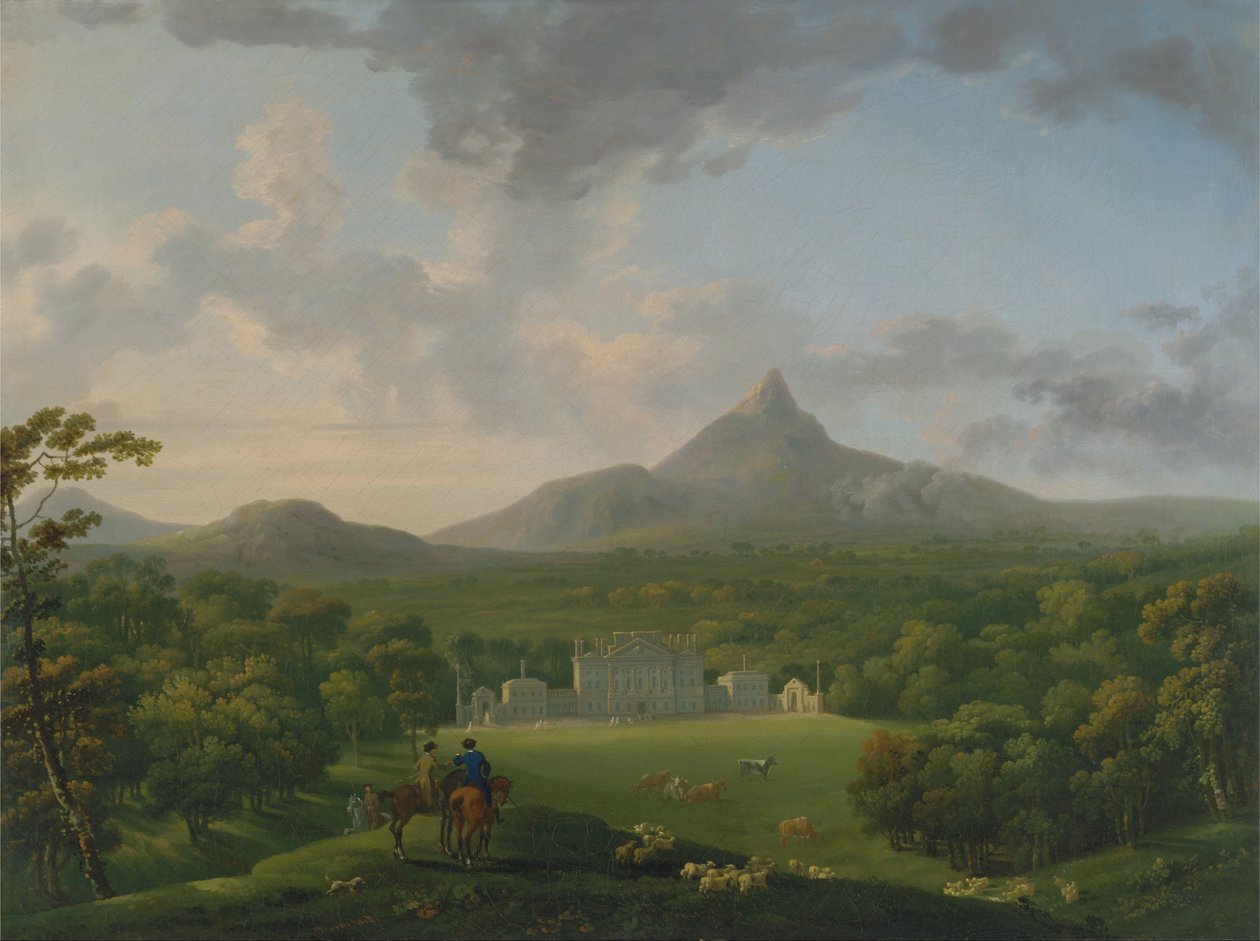 Powerscourt, County Wicklow, İrlanda by George Barret
