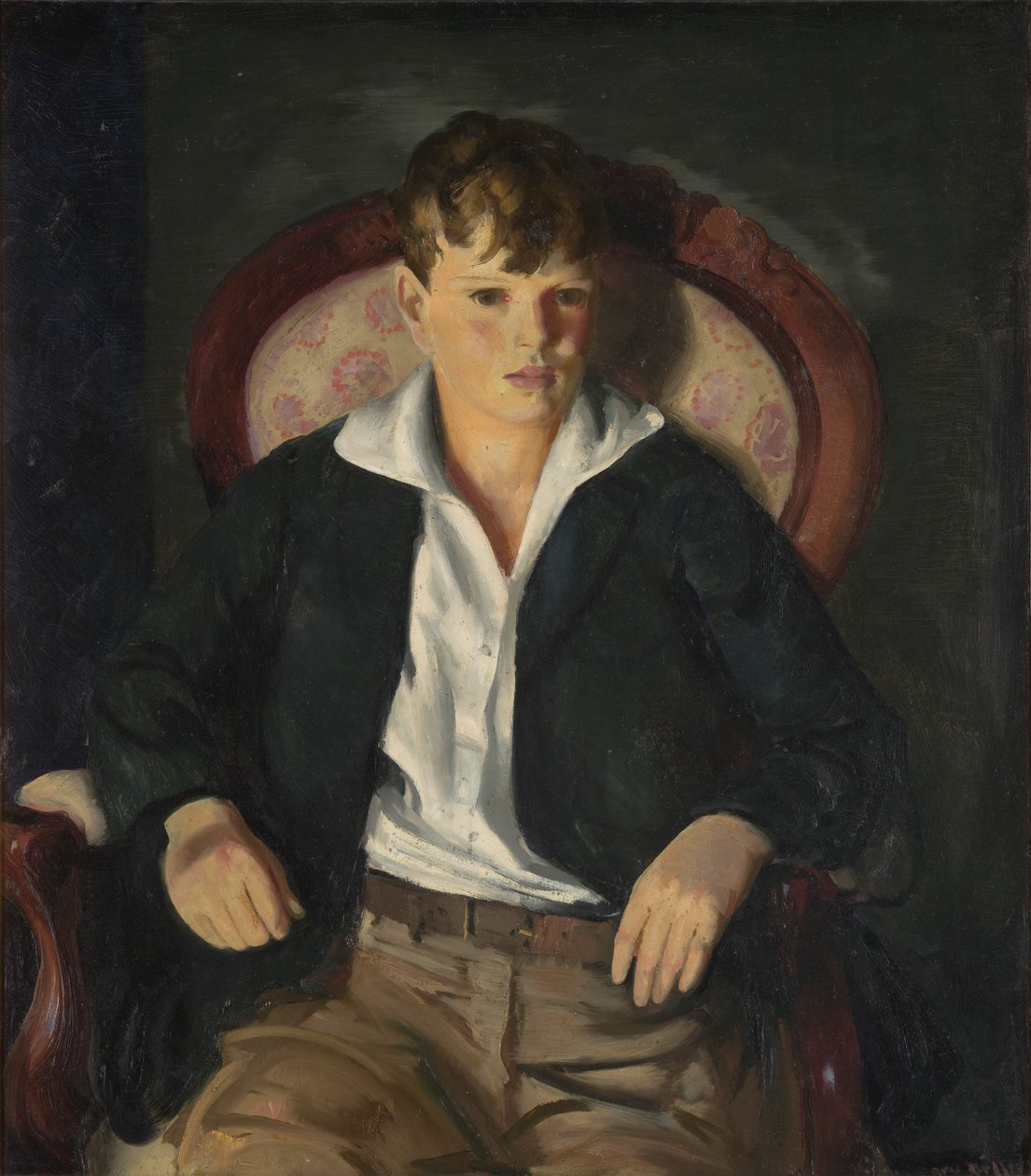 Bir çocuğun portresi / Meredith Hare by George Wesley Bellows