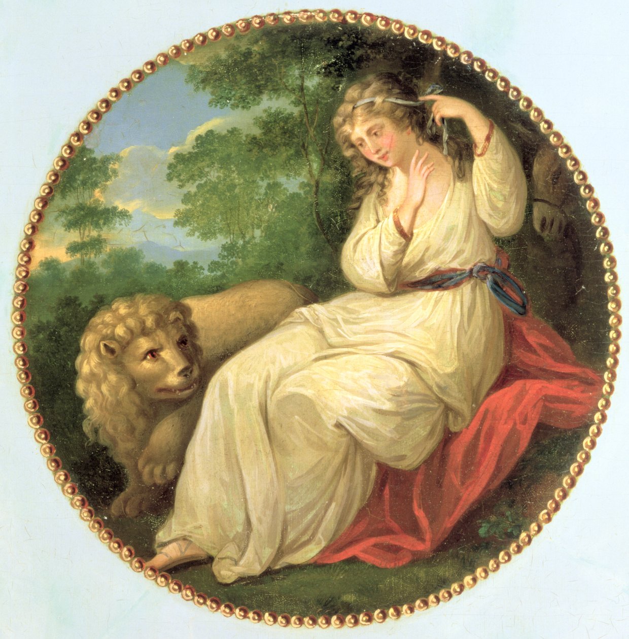 Una ve Aslan, Thomas Burke (1749-1815) tarafından Angelica Kauffman