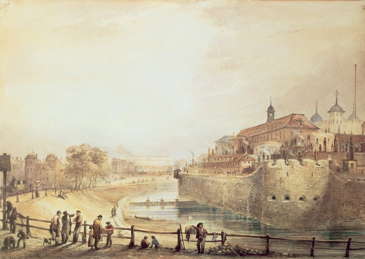 Londra Kulesi, 1840 dolayları by George Bryant Campion