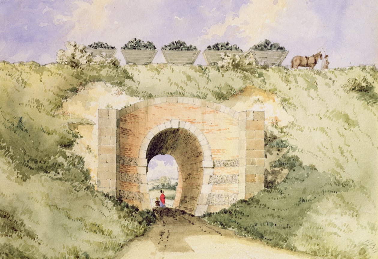 Grand Surrey Demir Demiryolu (kağıt üzerinde wc) by George Buchanan Wollaston