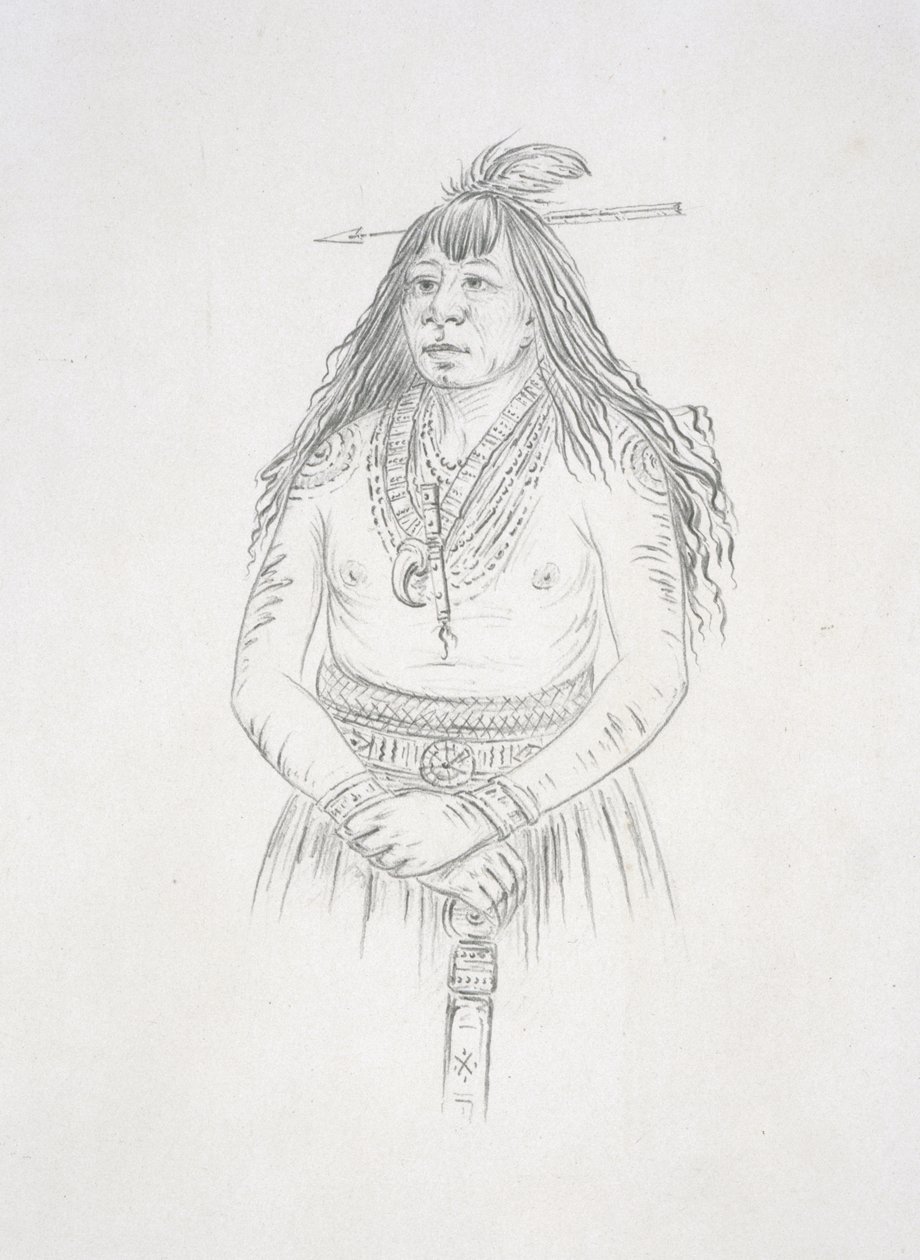 Afiyet olsun (Yeni Ateş) 1852 by George Catlin
