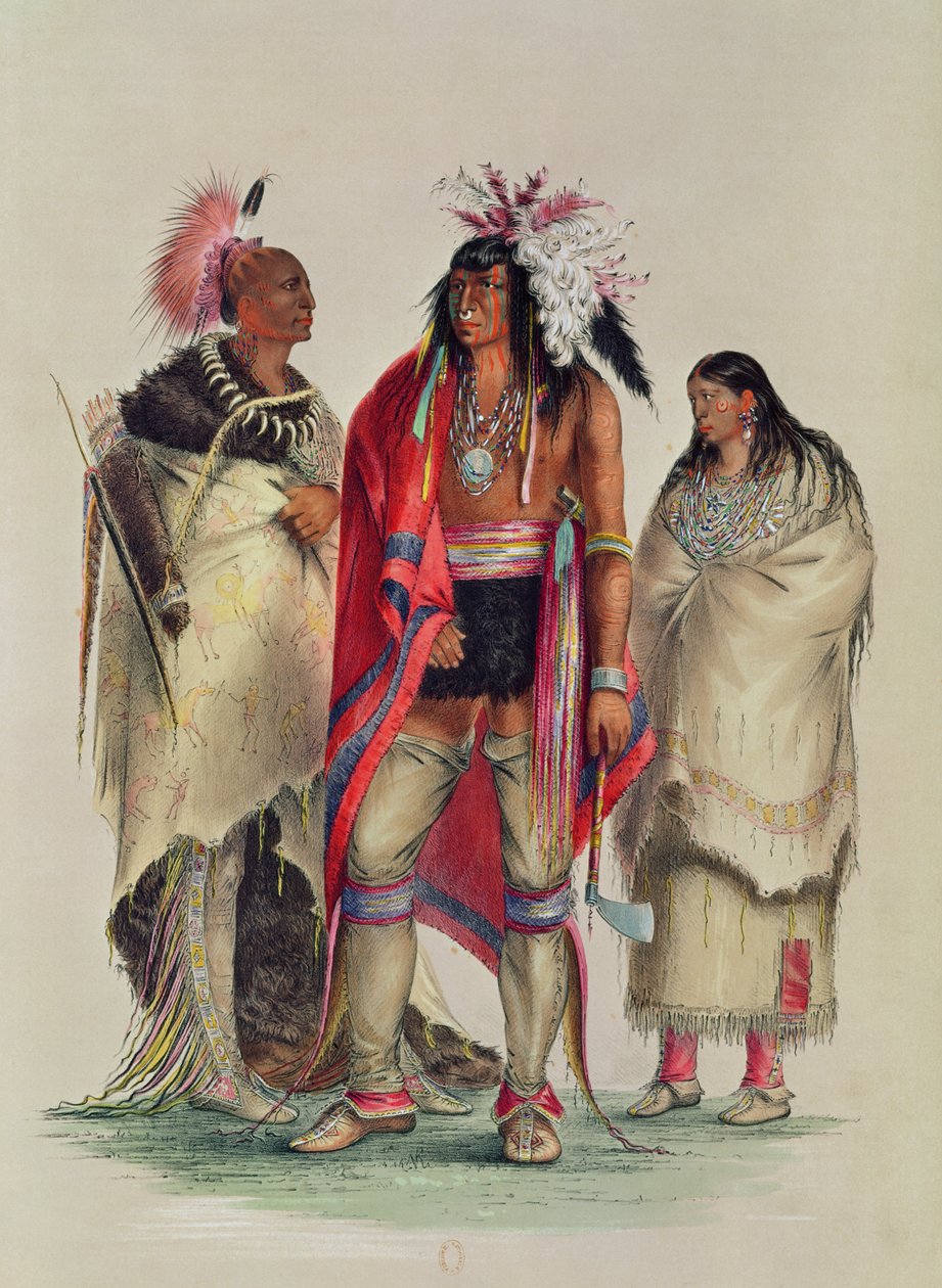 Kuzey Amerika Yerlileri, c.1832 by George Catlin
