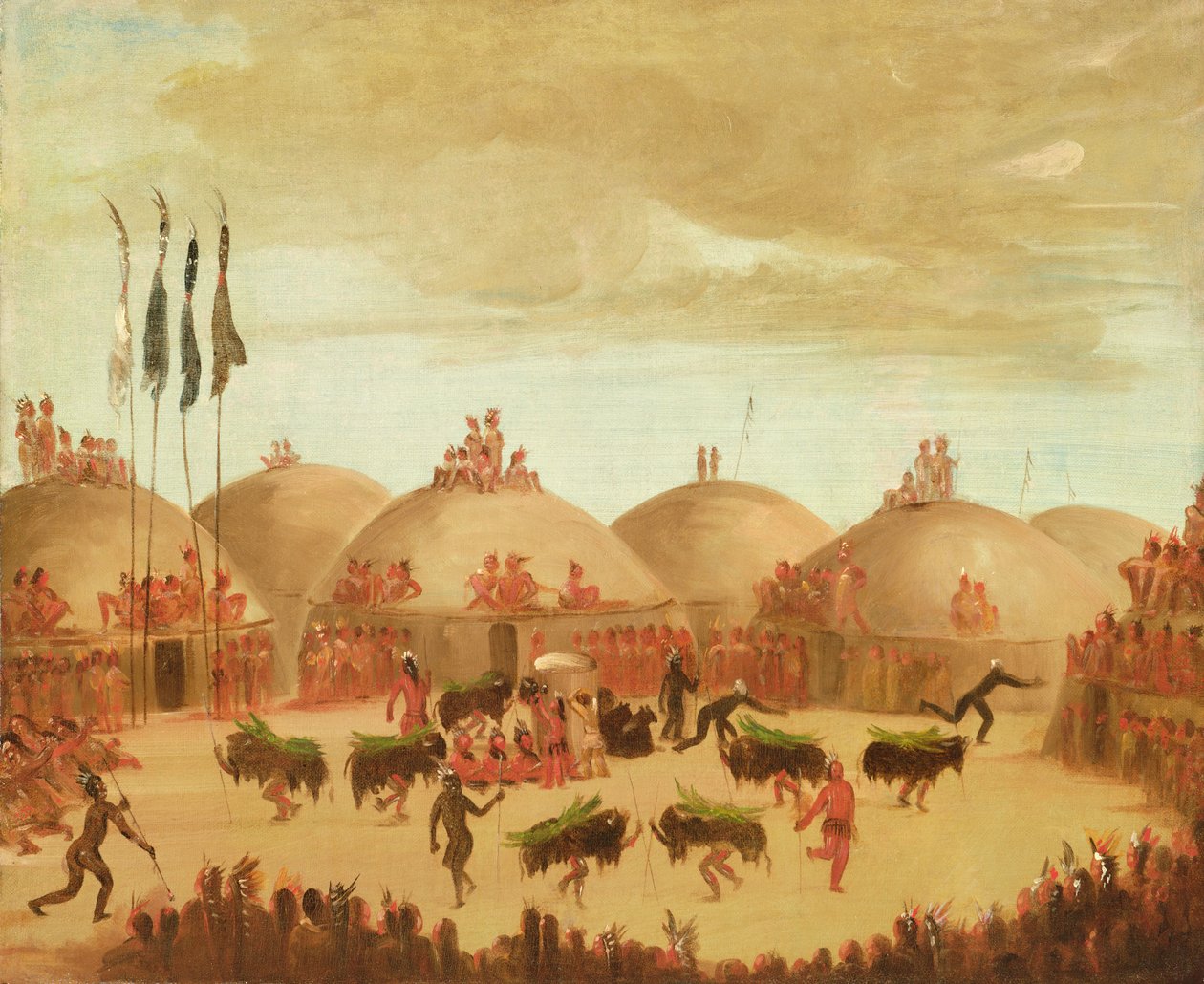 Boğa Dansı by George Catlin