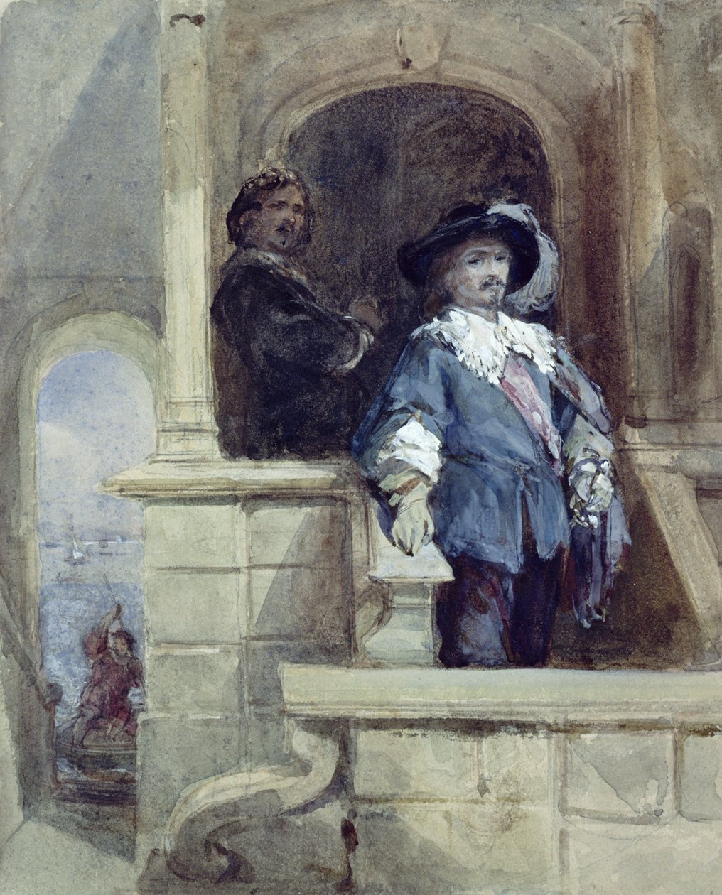 Sir Thomas Wentworth (sonradan Strafford Kontu) ve John Pym Greenwich