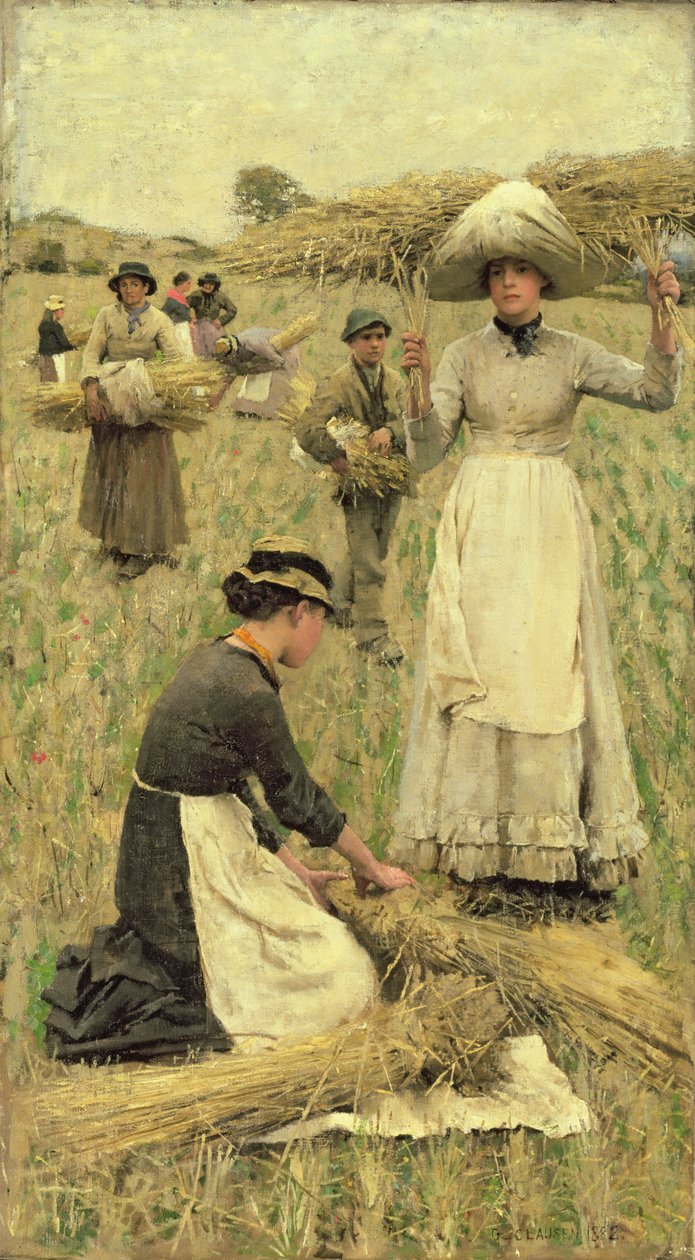 Toplayıcılar, 1882 by George Clausen