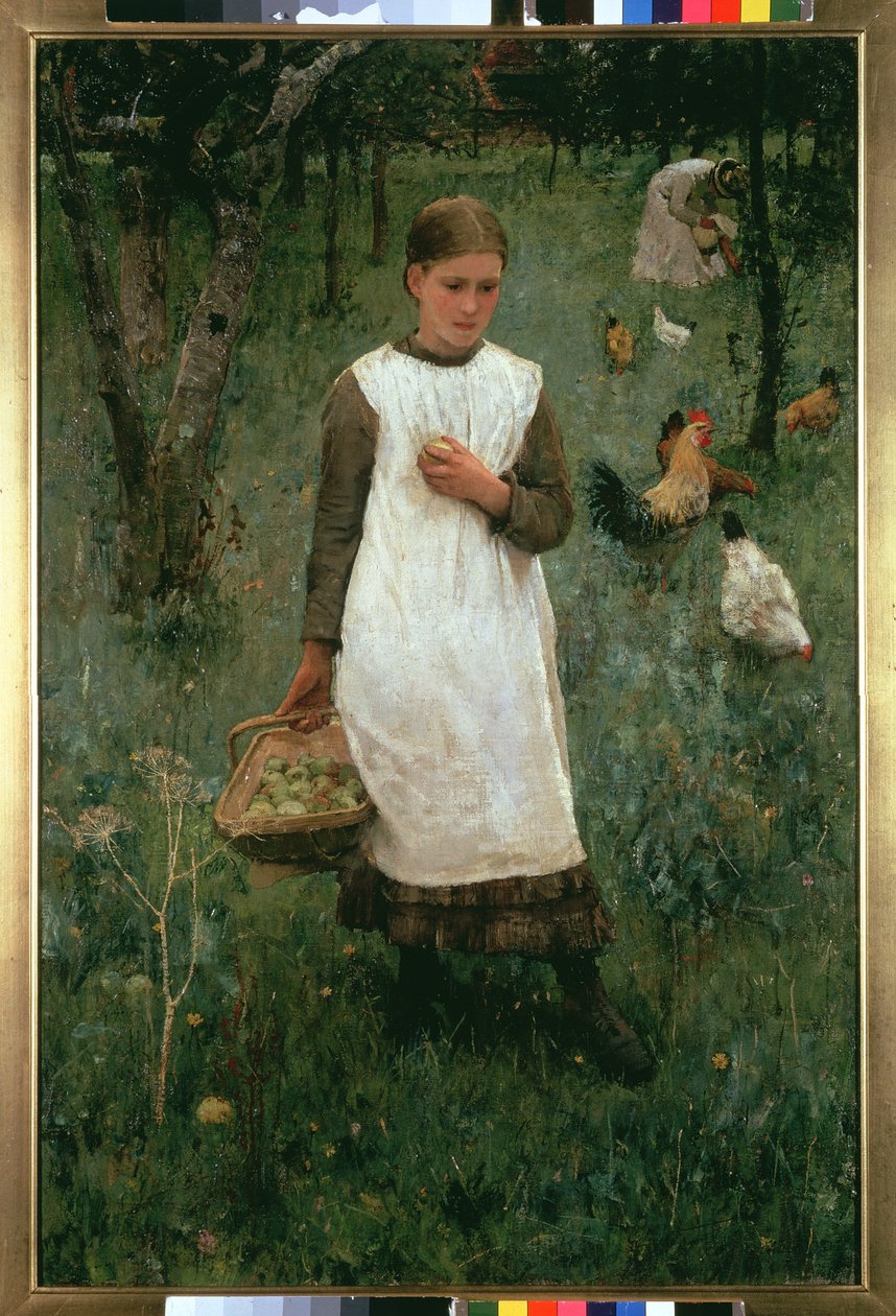 meyve bahçesinde by George Clausen