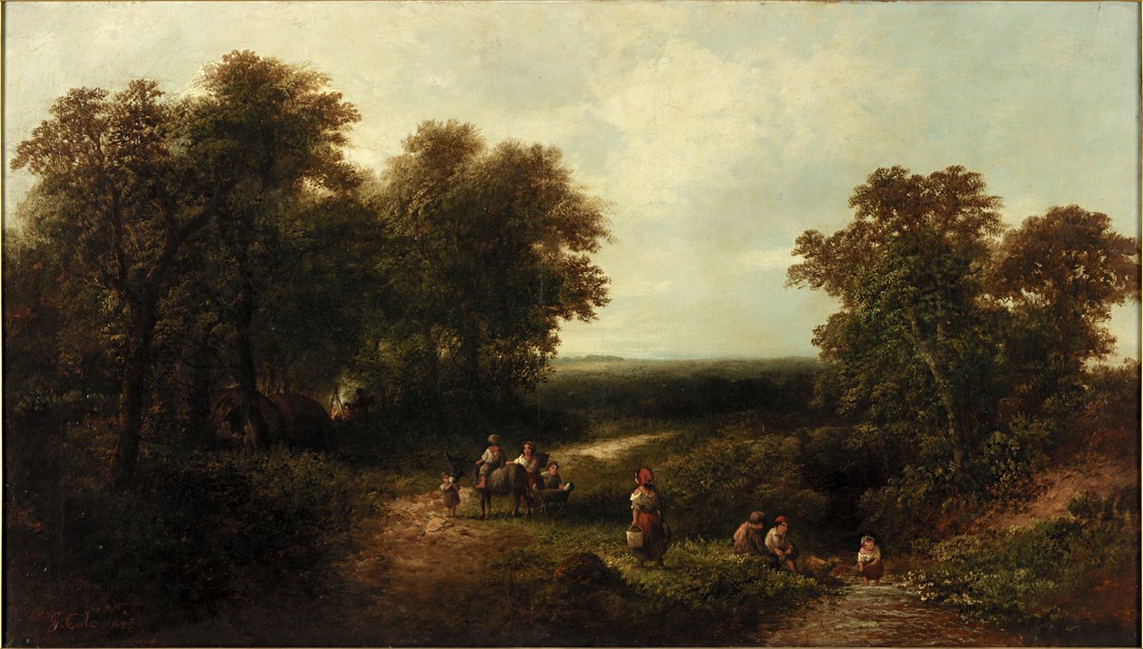 Figürlü Manzara by George Vicat Cole
