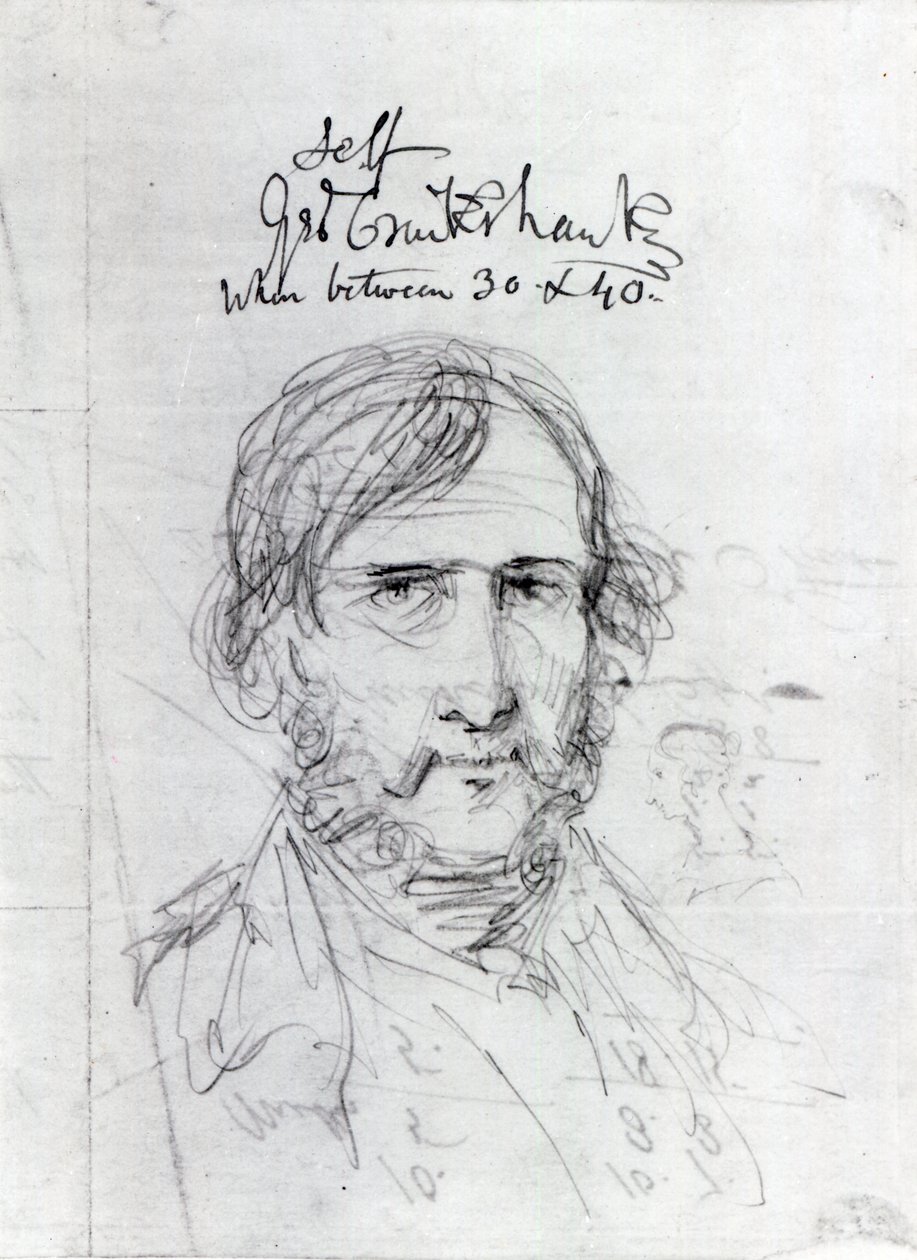 kendi portre by George Cruikshank