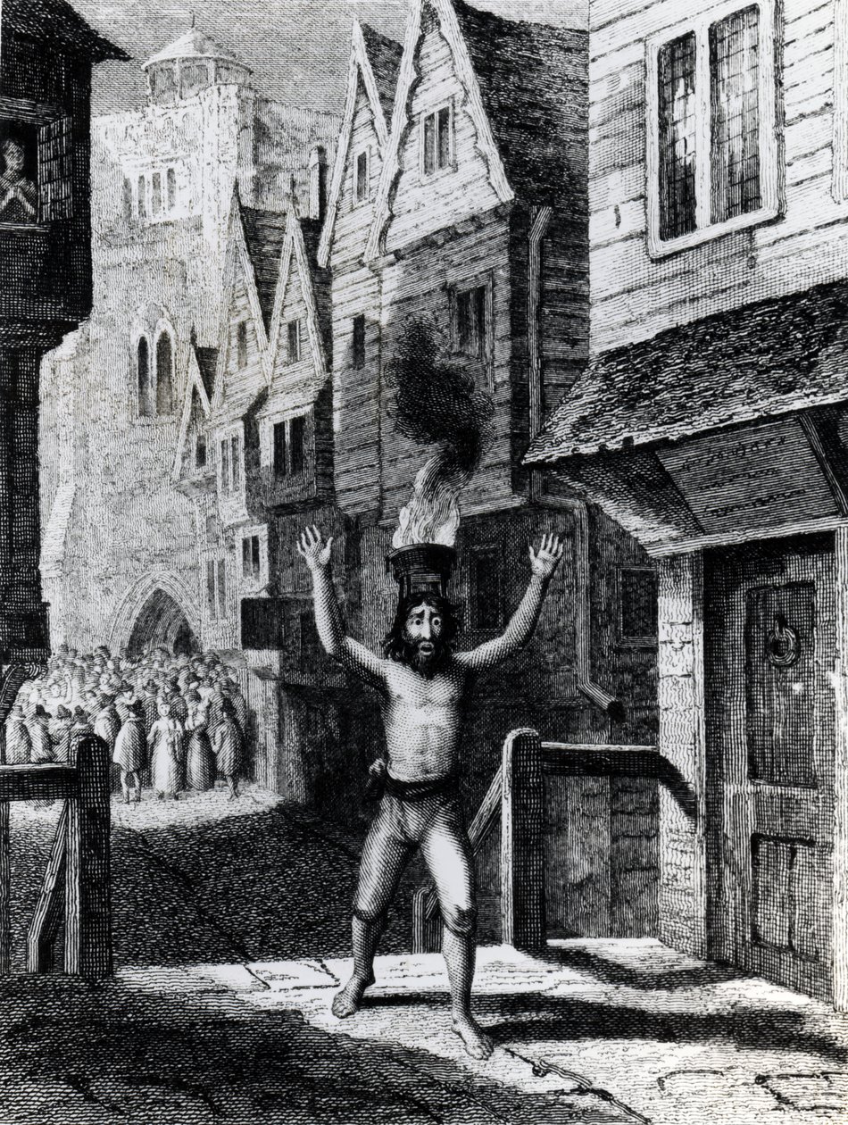 1835 Thomas Tegg ve Son tarafından yayınlanan Davenport tarafından kazınmış Solomon Kartal, by George Cruikshank