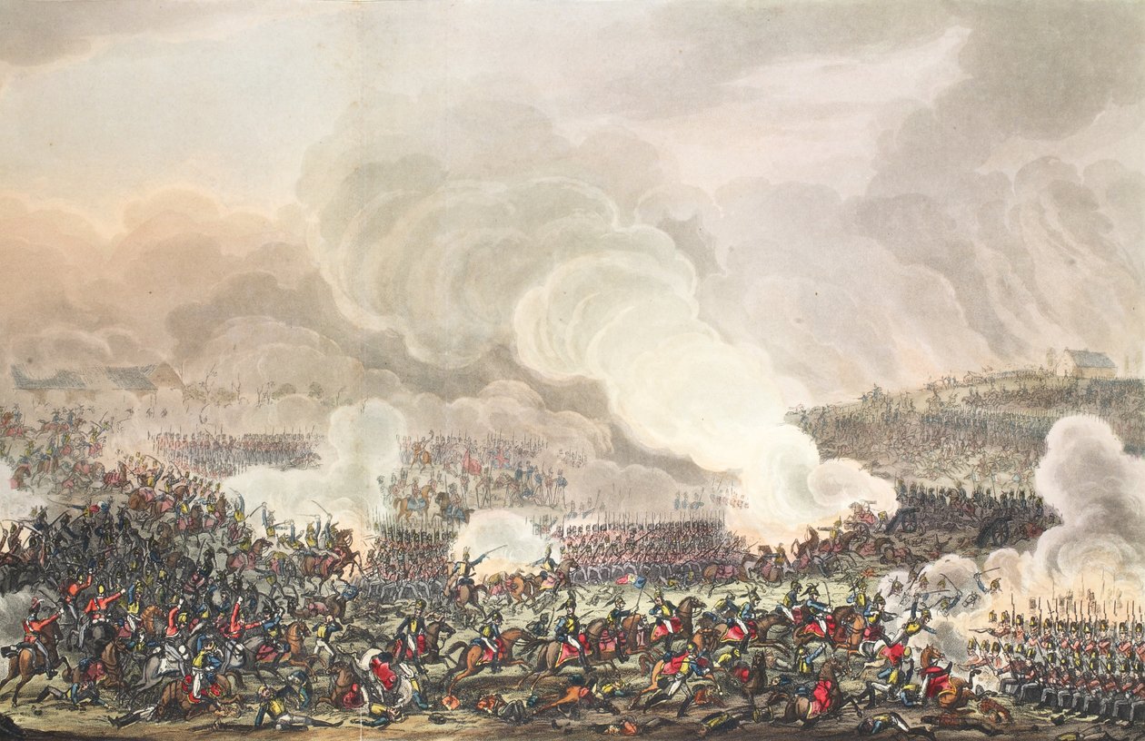 Waterloo Savaşı by George Cruikshank