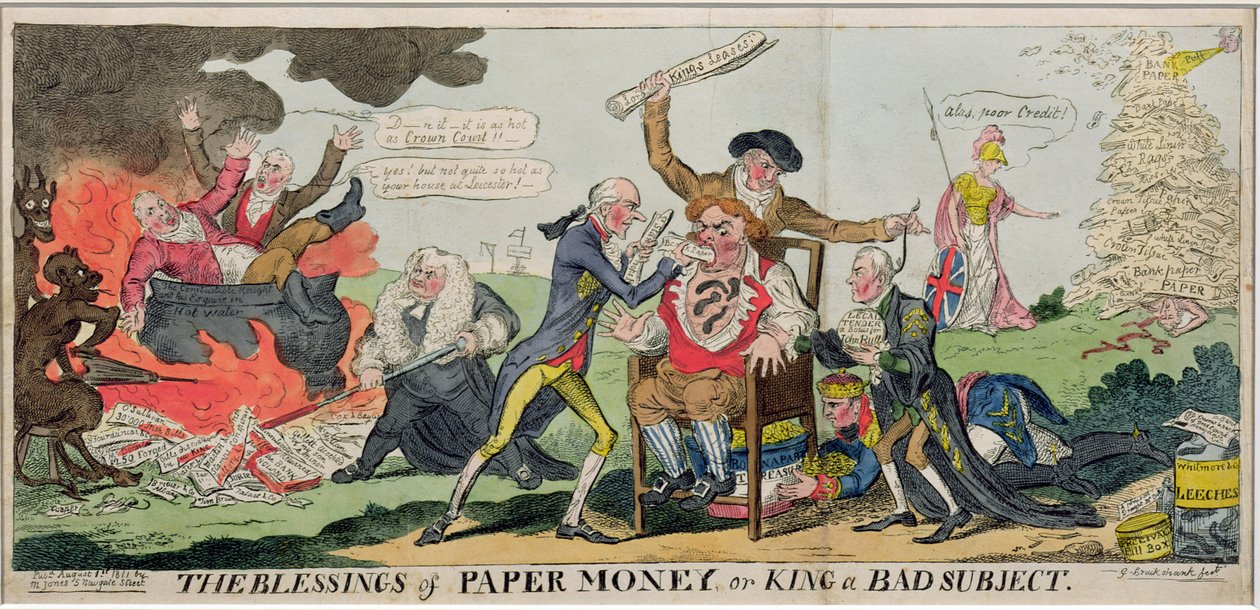 The Blessings of Paper Money or King a Bad Subject, 1811