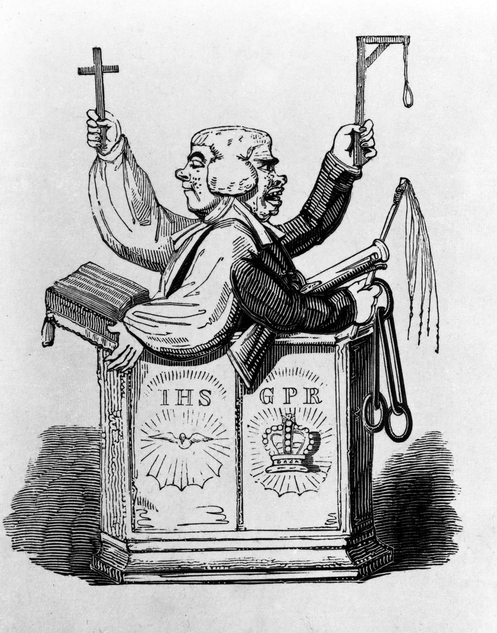 Büro Hakimi, 1819 by George Cruikshank