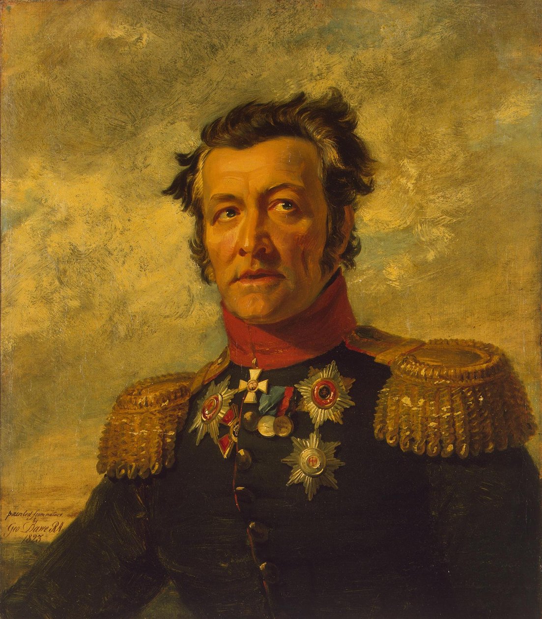 Grigory Maximobich Berg 1-st 16.08.1765 26.03.1833, Rus generalin portresi by George Dawe
