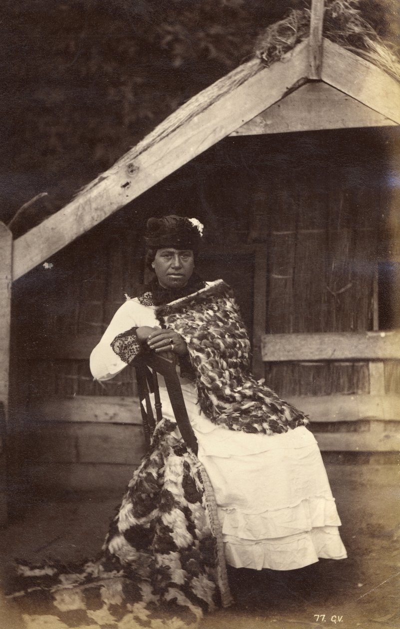 Rehber Kate, Wairoa, 1885 (albüm baskısı) by George Dobson Valentine