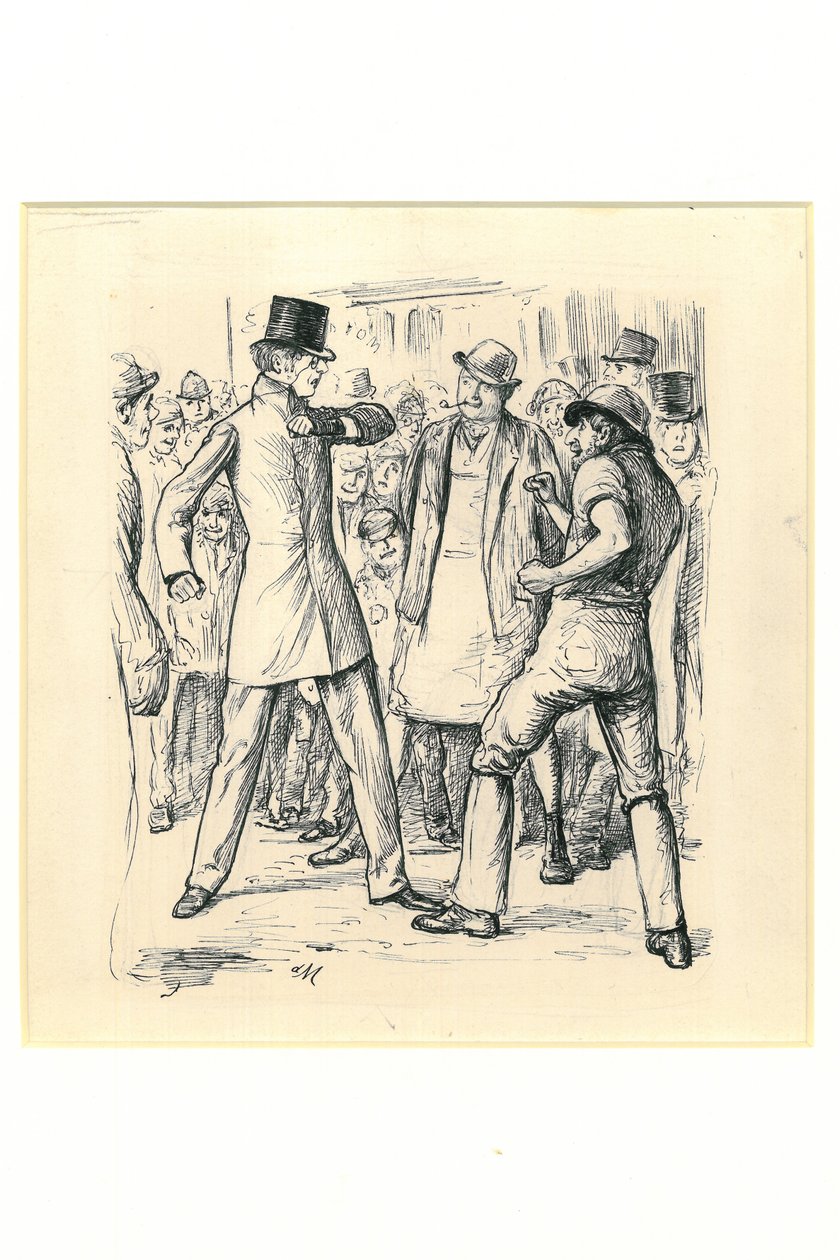 Sokakta Tartışma by George du Maurier