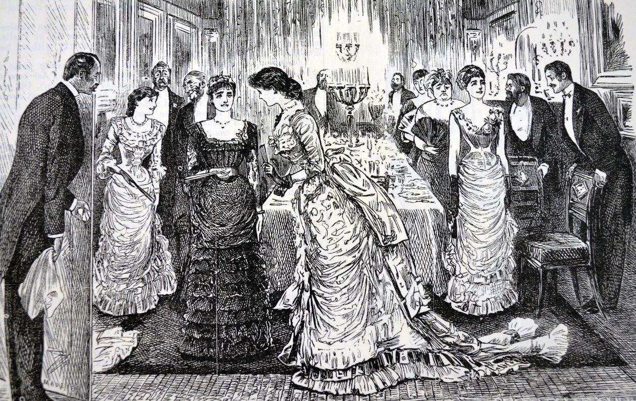 Sigara Görgü Kuralları, 1883 by George du Maurier