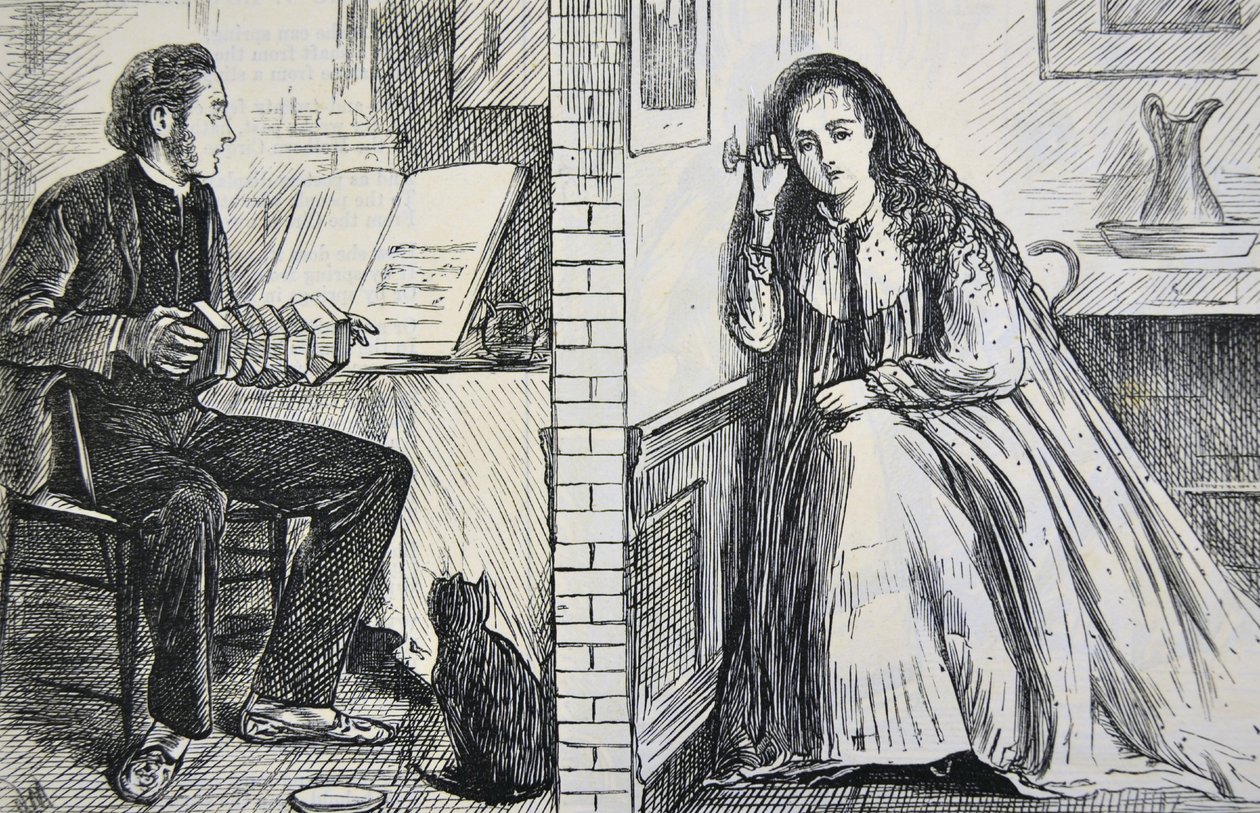 Sesin Titreşimi, 1871 by George du Maurier