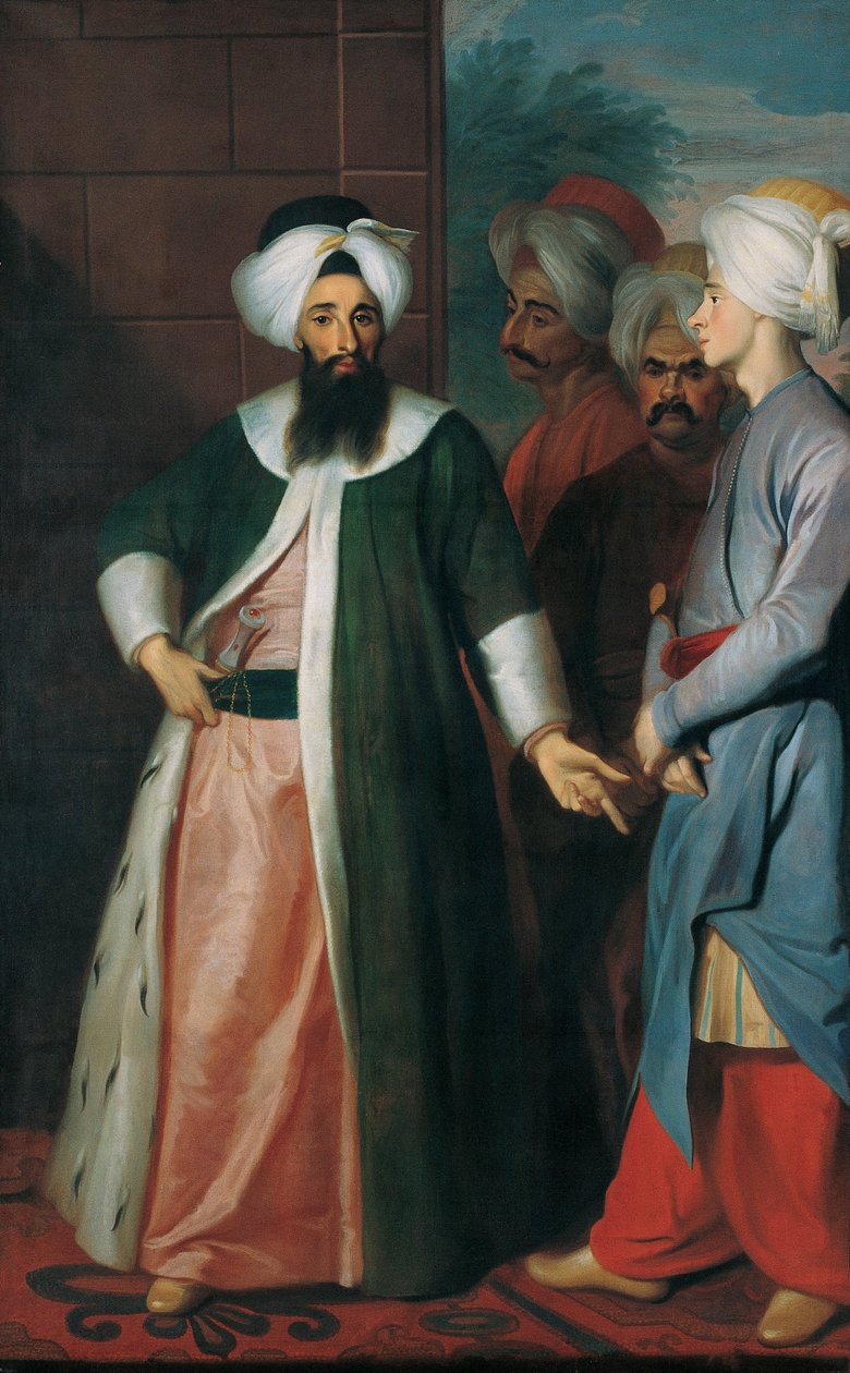 Kozbekçi Mustafa Aa ve Maiyeti by George Engelhardt Schröder